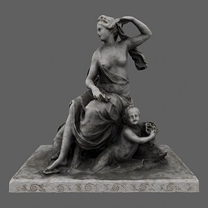 3D model statue