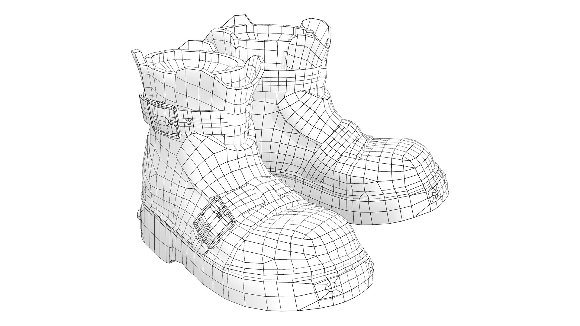 Steampunk Western Boots 3D model - TurboSquid 1884115