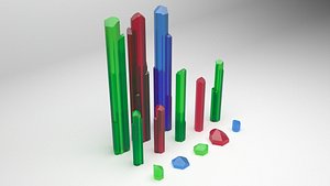 Crystal Emeralds set