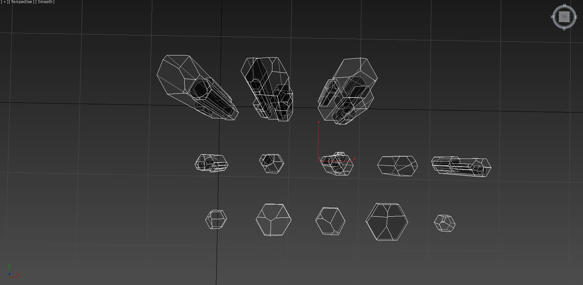 Crystal emeralds set 3D model - TurboSquid 1684727