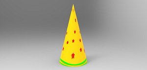 birthday cap 3d model