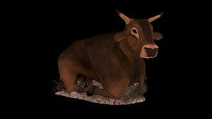ox farm 3D model