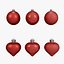 Set di palline di Natale decorative