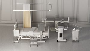 3D medical care blender model