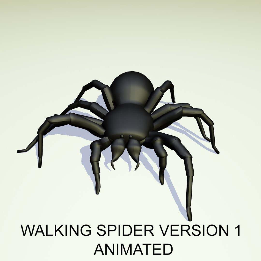 3D Walking Spider Version 1 - TurboSquid 1196640