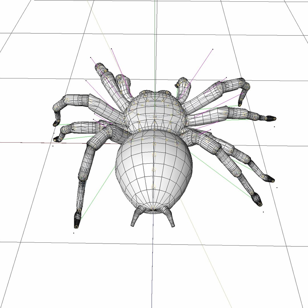 3D Walking Spider Version 1 - TurboSquid 1196640
