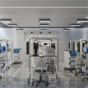 Scientific Lab Classroom White