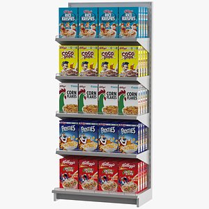 Cereal Supermarket Shelves