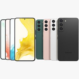 Samsung Galaxy S22 Plus All Colors 3D