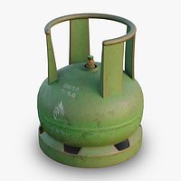 5kg Domestic LPG Cylinder - Rust Green - PBR - 2K 4K