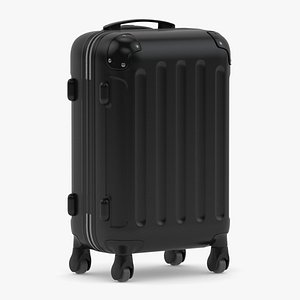 3D Rolling Travel Suitcase model