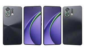 OPPO K13 Turbo Pro Black Warrior And Realme 15 Pro 5G White 3D
