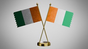 Table Flag of Cote dIvoire Ivory Coast
