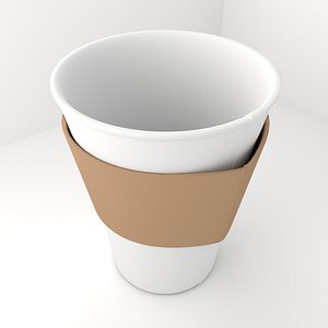 Large Paper Cup with Java Jacket