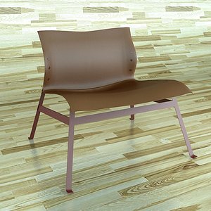 capdell panel chair 3d model