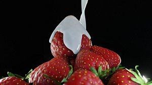 Strawberry Fluid Animated