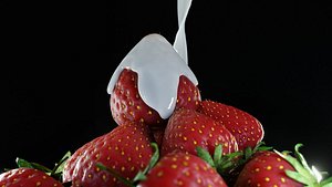 Strawberry Fluid Animated
