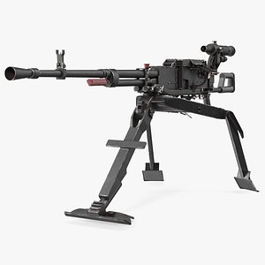 Russian Heavy Machine Gun Utyos