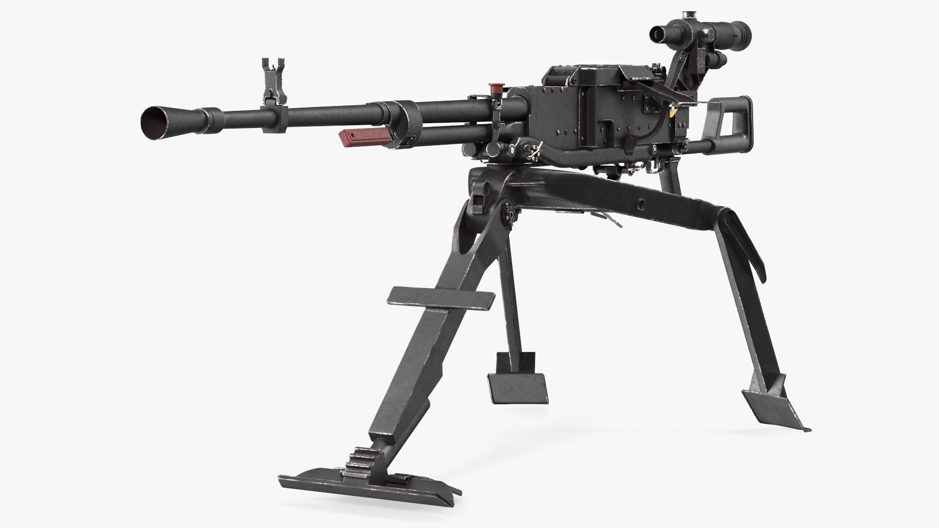 Russian Heavy Machine Gun Utyos 3D model preview