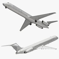 MD83 White Livery
