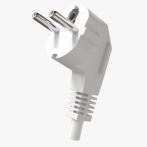 Power Plug CEE 7/7 White
