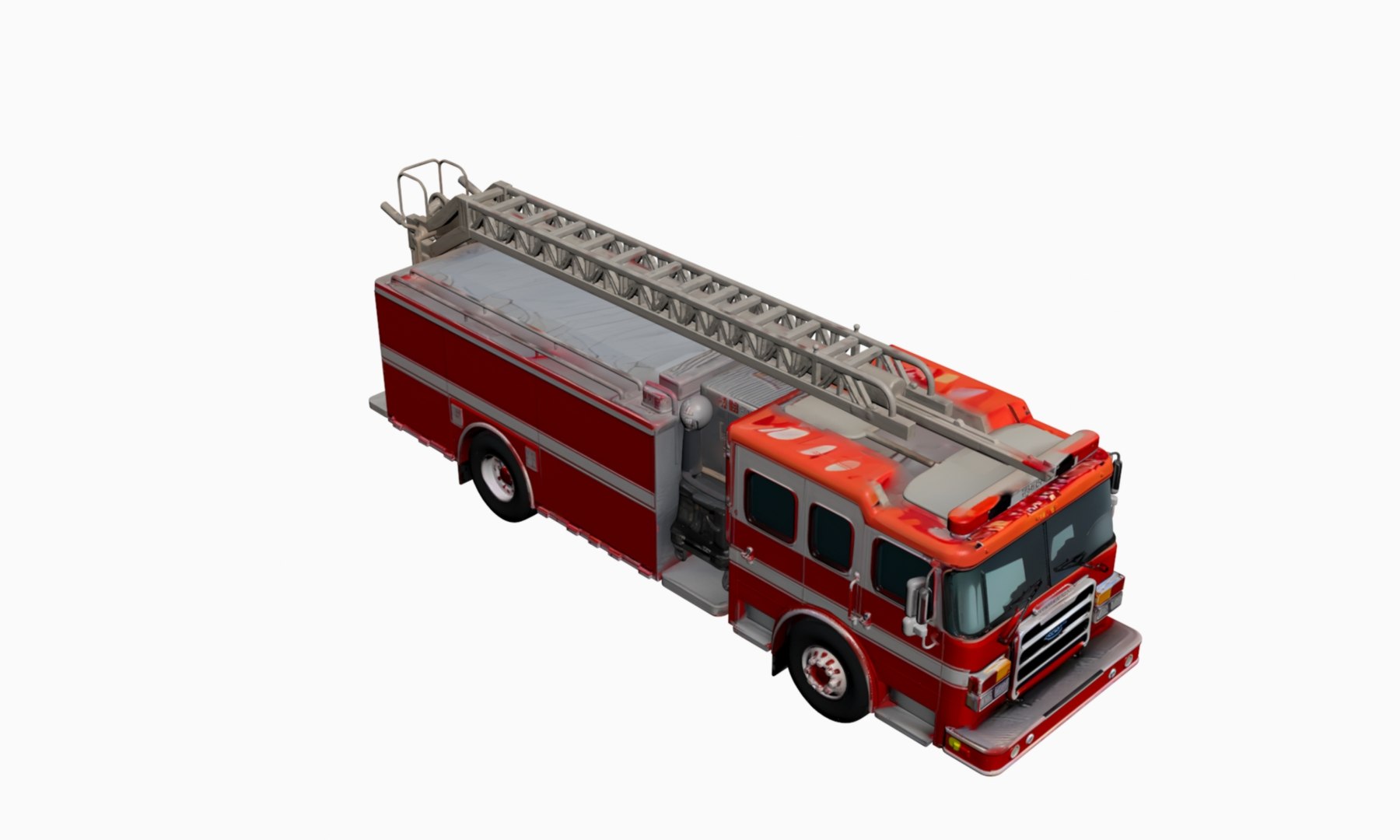 3D High Quality Realistic Fire Truck 3D Model Model - TurboSquid 2503655