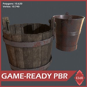 3D western buckets