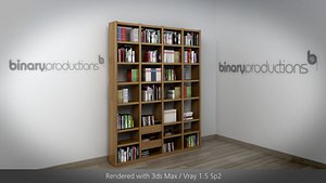 max large bookcase books