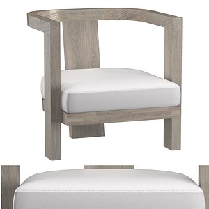 Plateau Lounge Chair 3D model