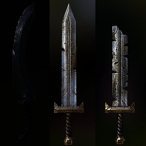 3D model bramir sword