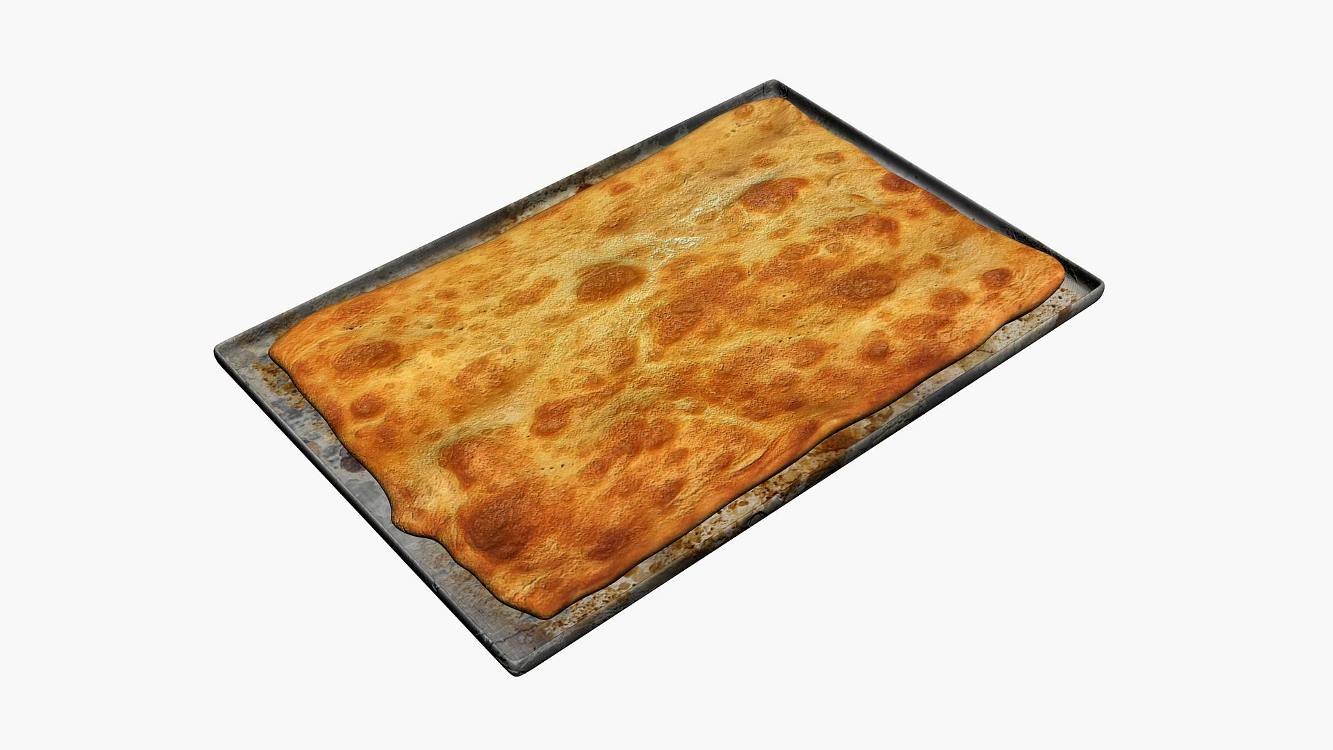 3D Roman Pizza Bianca TurboSquid 2252349