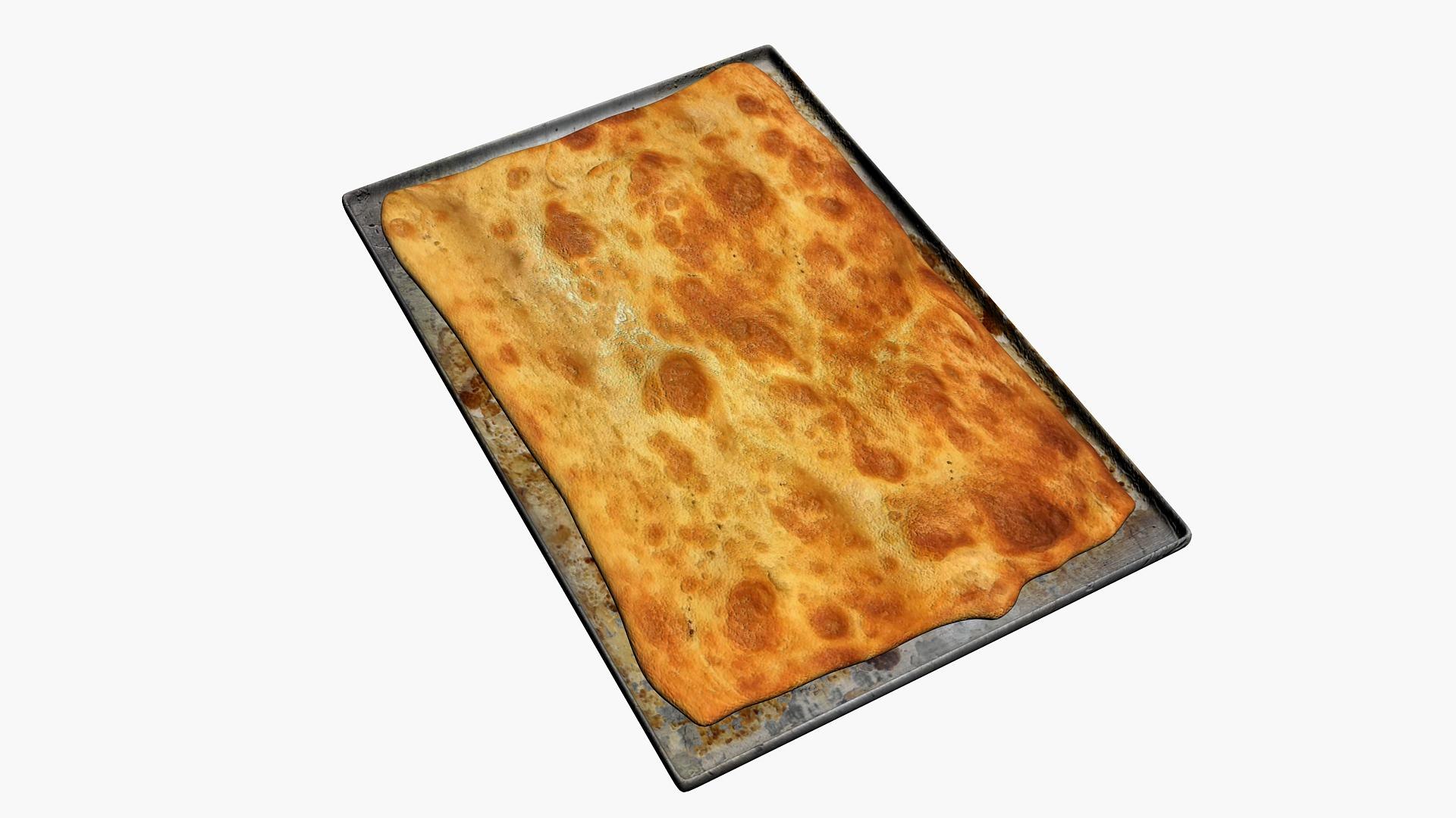 3D Roman Pizza Bianca TurboSquid 2252349
