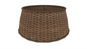 Woven Plant Pot 3D model