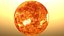 Modèle 3D photoréaliste du soleil