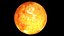 Modèle 3D photoréaliste du soleil