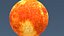 Modèle 3D photoréaliste du soleil