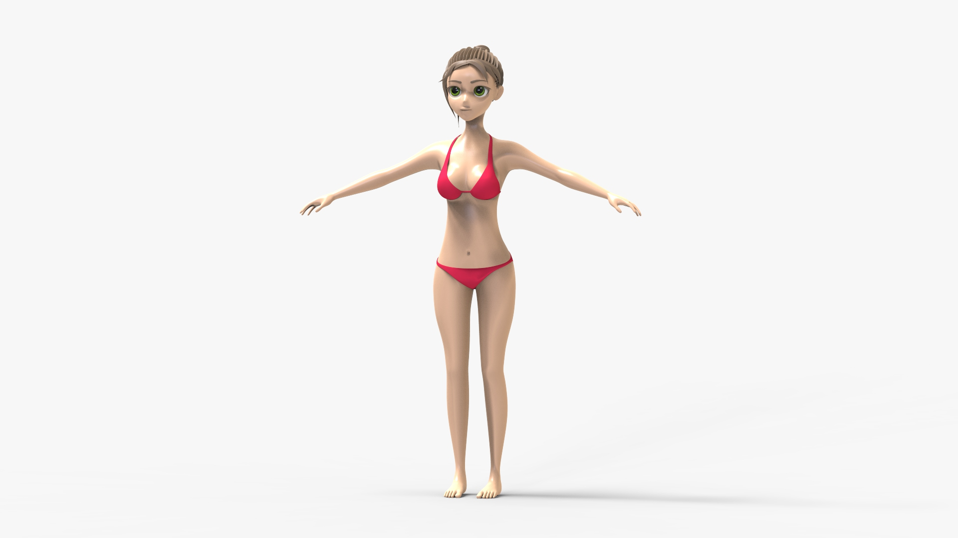 3d Model Sexy Cartoon Girl Character Turbosquid 1618892