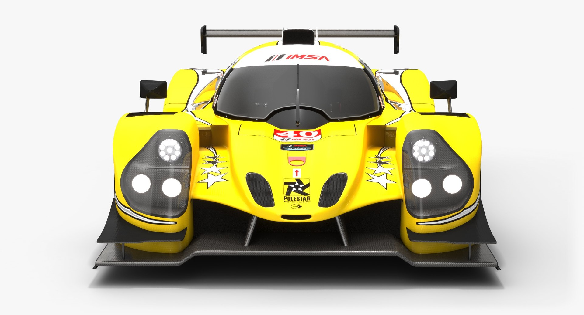3D model polestar motor racing imsa TurboSquid 1454772