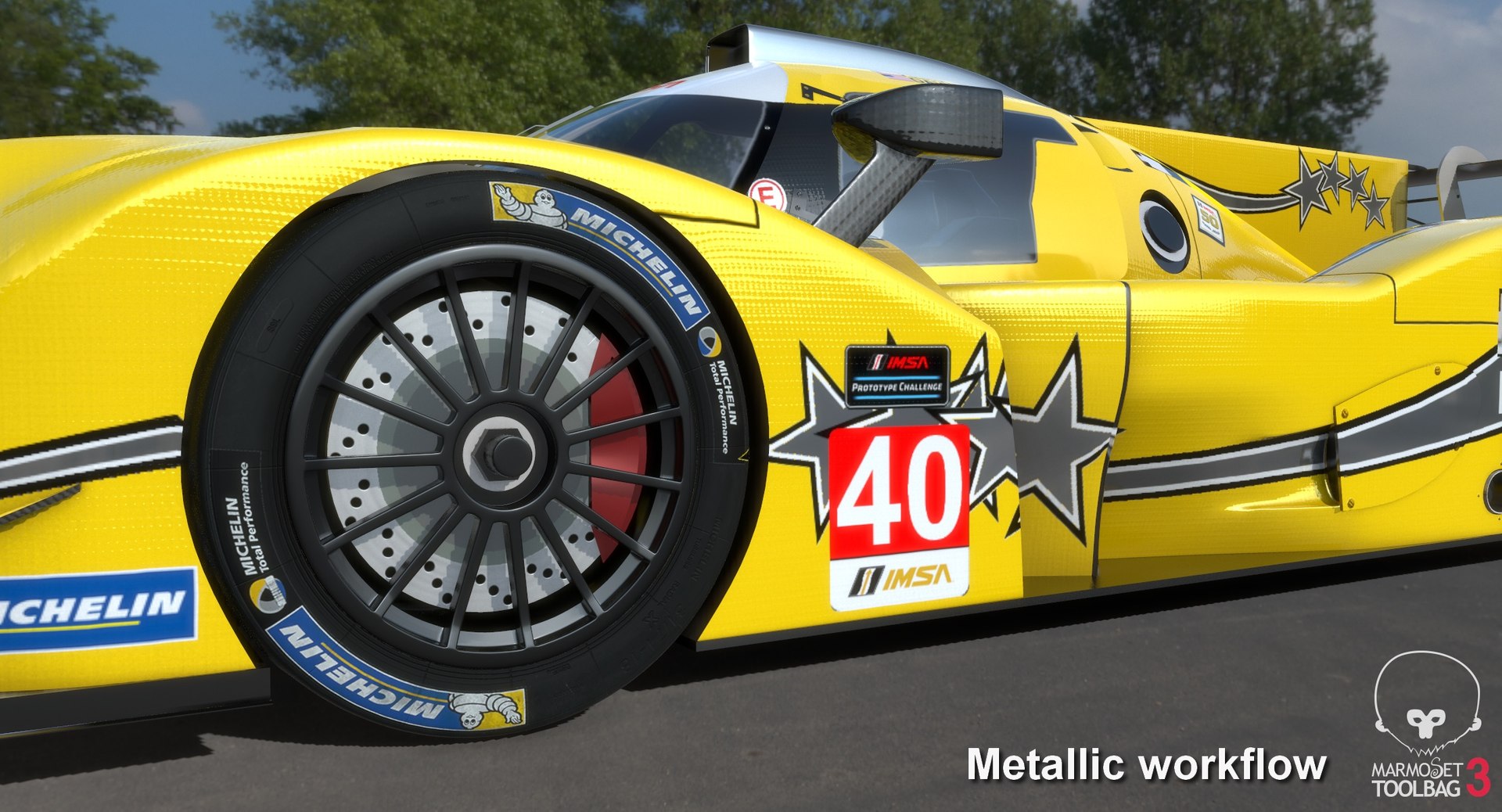 3D model polestar motor racing imsa TurboSquid 1454772