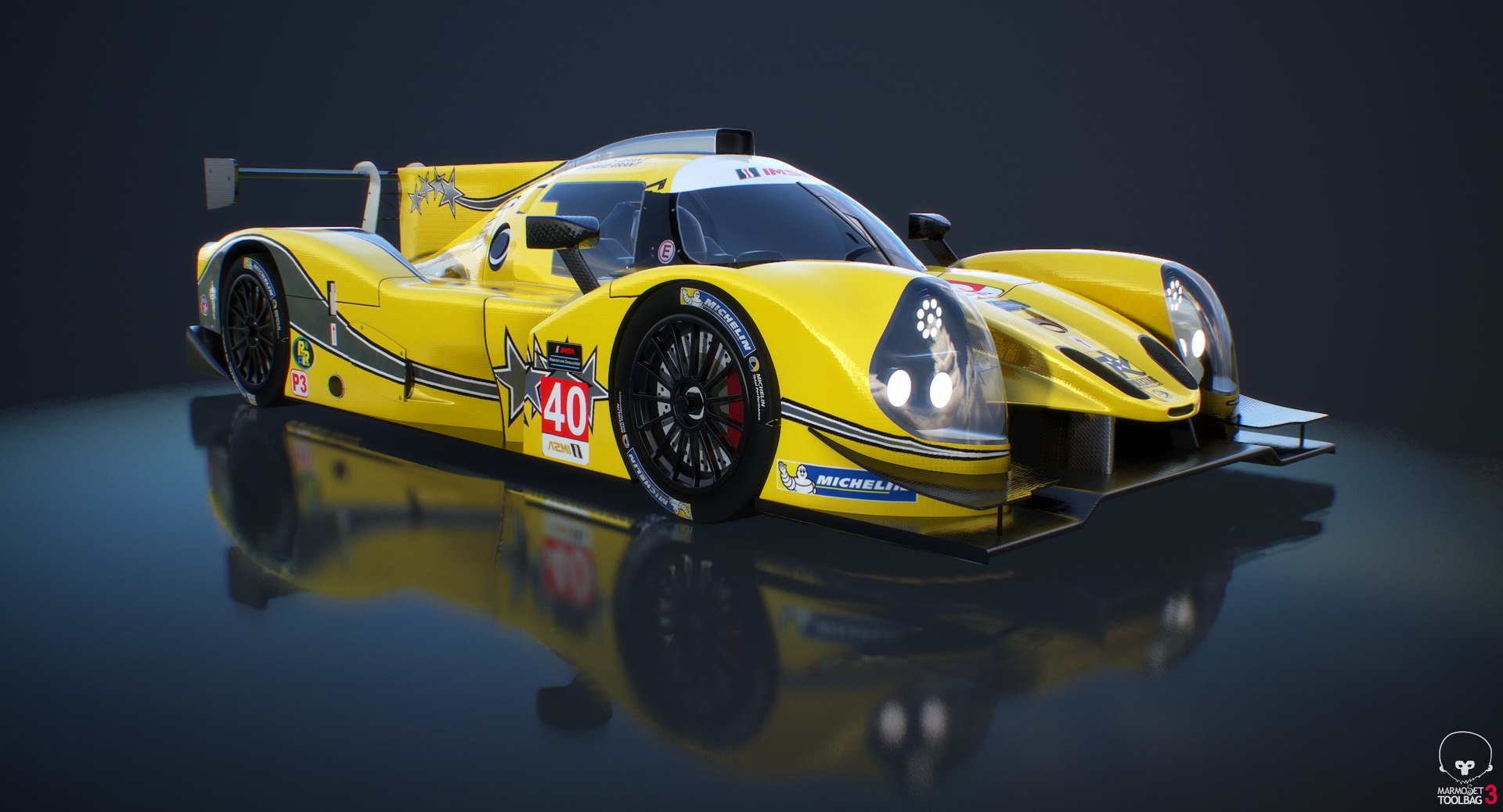 3D model polestar motor racing imsa TurboSquid 1454772