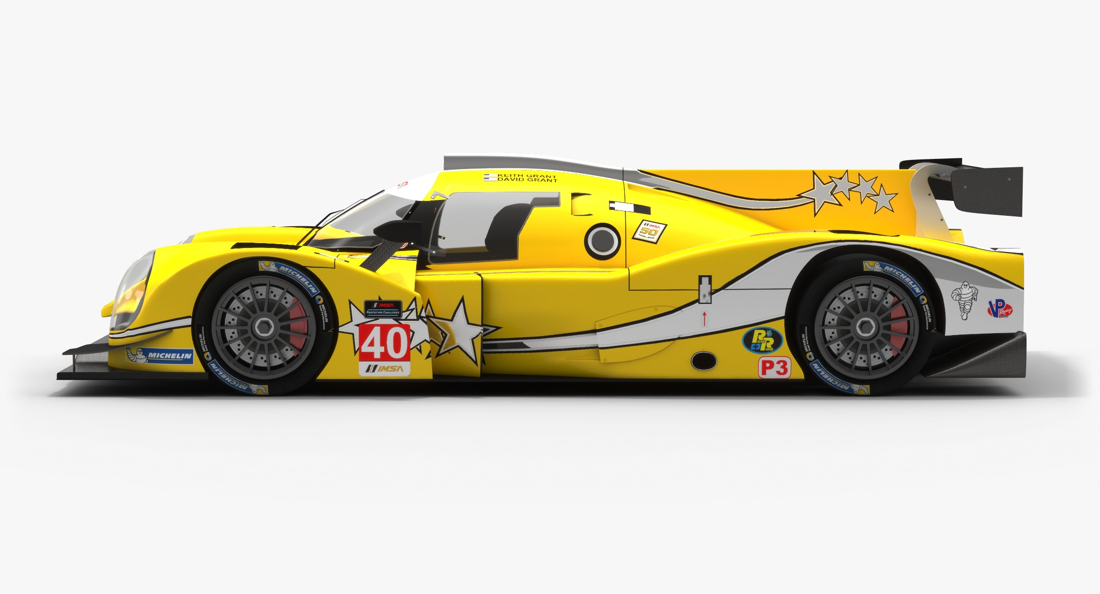 3D model polestar motor racing imsa TurboSquid 1454772