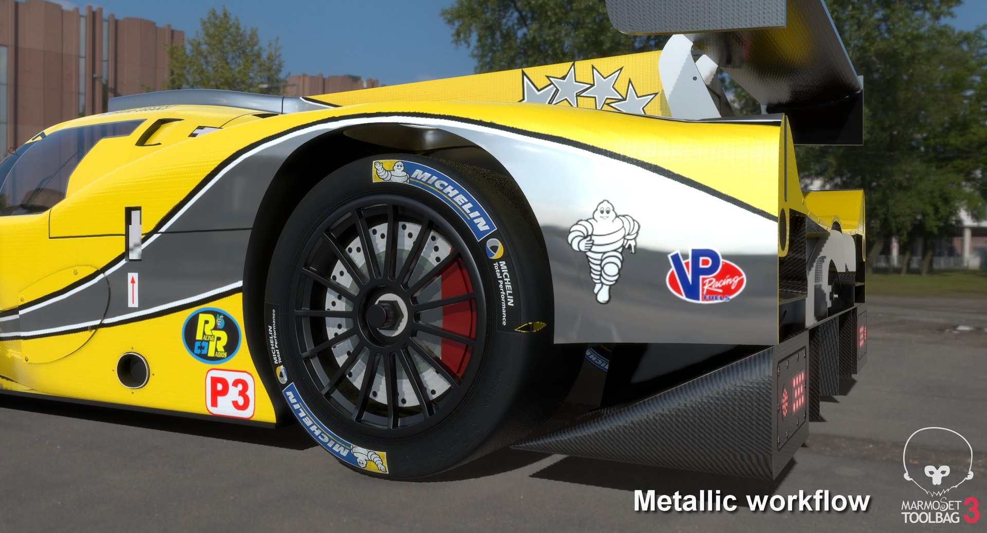 3D model polestar motor racing imsa TurboSquid 1454772