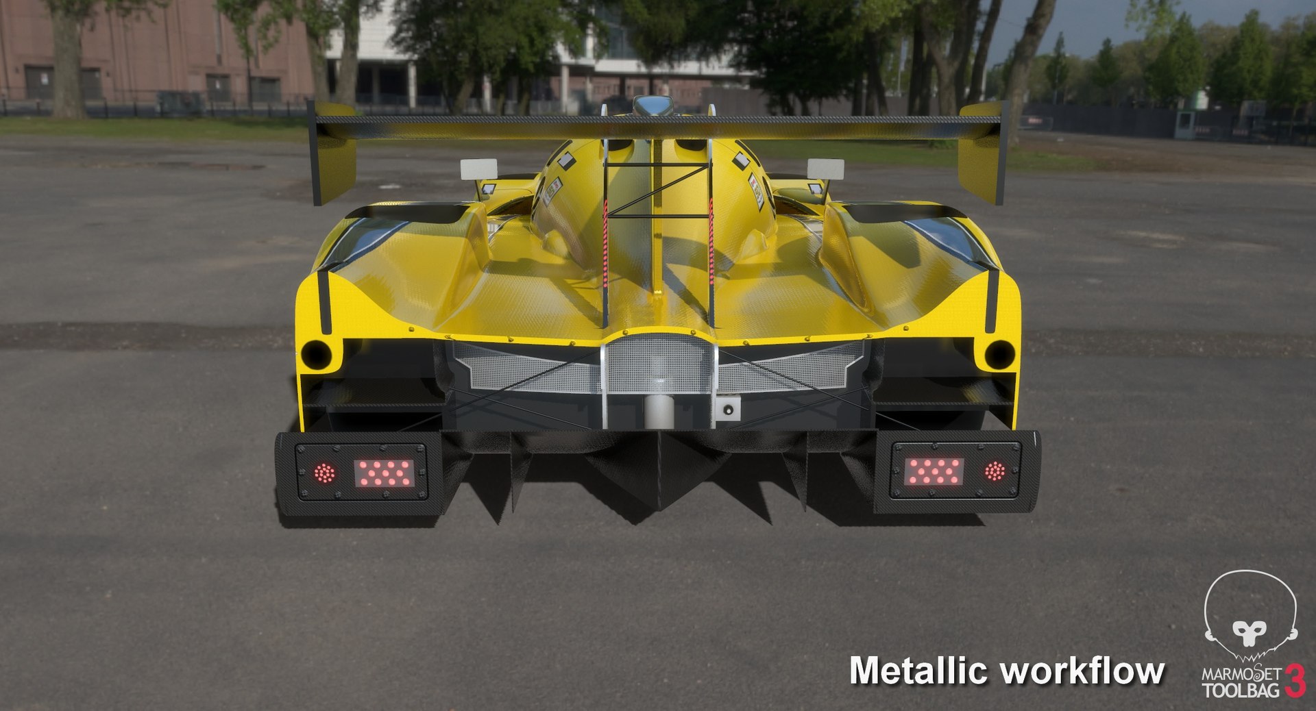 3D model polestar motor racing imsa TurboSquid 1454772