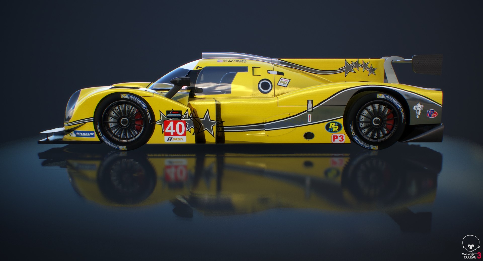 3D model polestar motor racing imsa TurboSquid 1454772