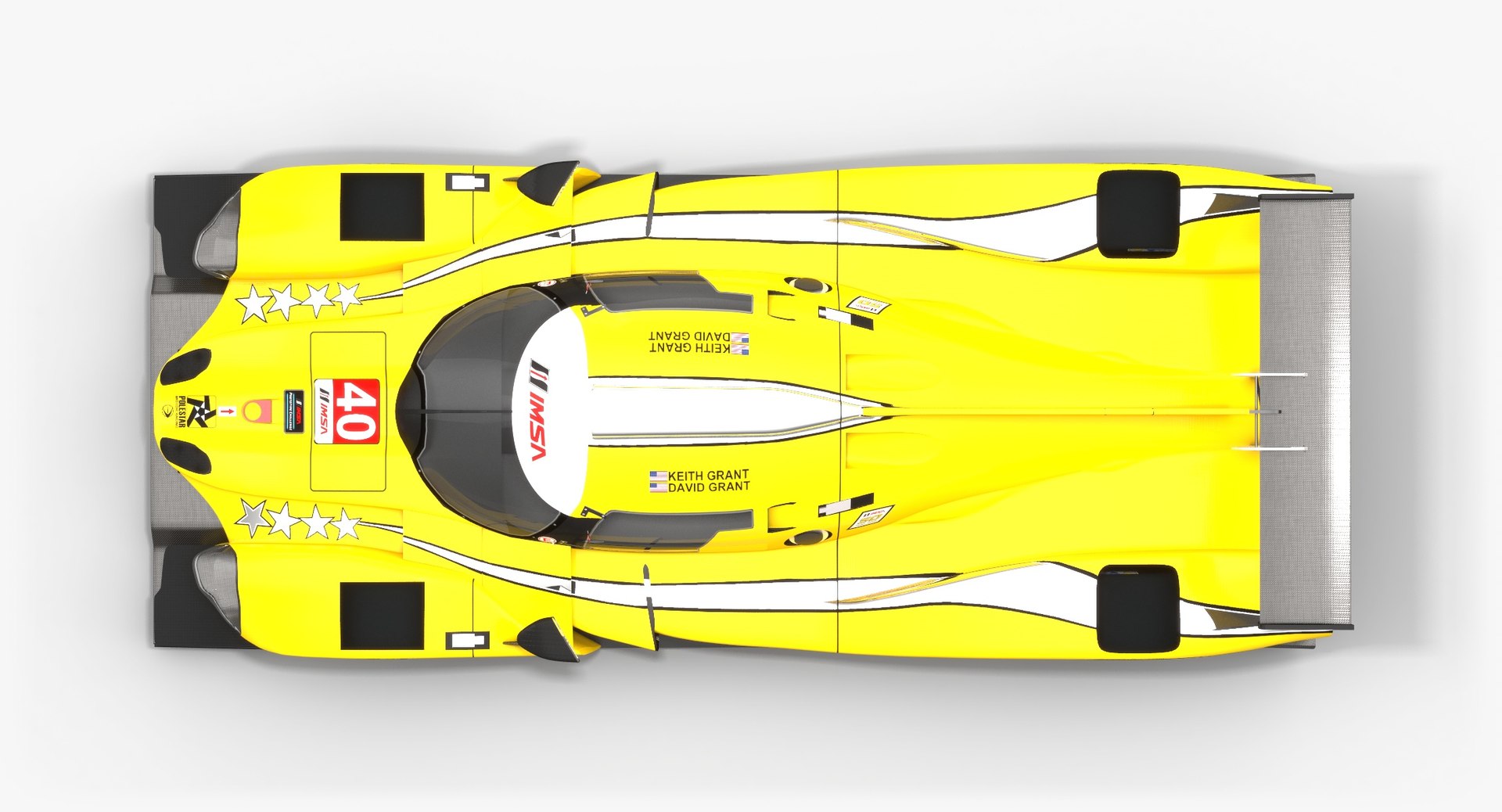 3D model polestar motor racing imsa TurboSquid 1454772