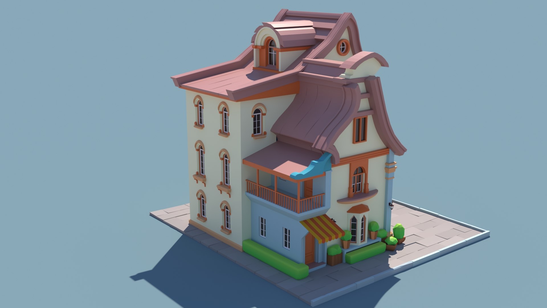 Stylized beautiful street town house-02 3D model https://p.turbosquid.com/ts-thumb/Gb/kifxmQ/XD/stylizedbeautifulstreettownhouse01_0007/jpg/1687275303/1920x1080/fit_q87/684f5d207bed7e8d3a8eb07d53a12e05aff2fba9/stylizedbeautifulstreettownhouse01_0007.jpg