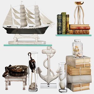 decorative set 64 3D model