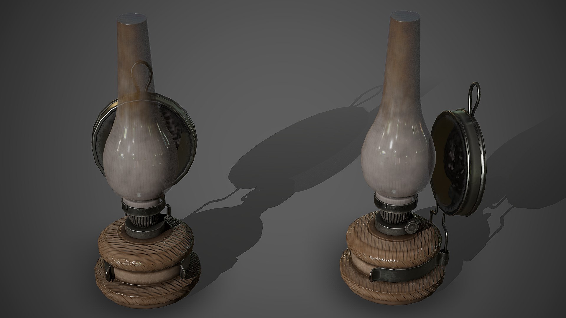 3D Kerosene Lamp PBR Game Ready model - TurboSquid 1763738