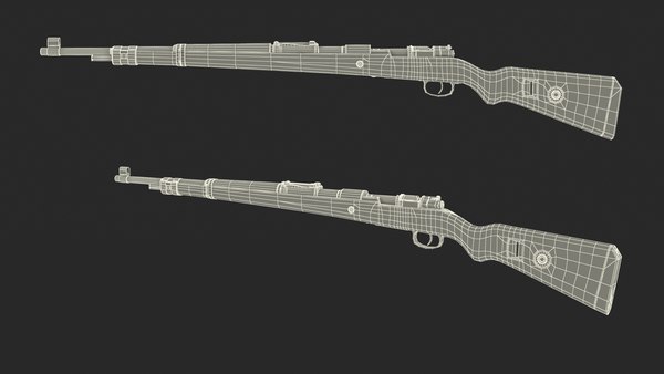 Modelo 3d Mauser Karabiner 98k Rifle De Cerrojo Antiguo Turbosquid