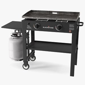 Blackstone Outdoor Flat Top Gas Griddle Dusty 3D model